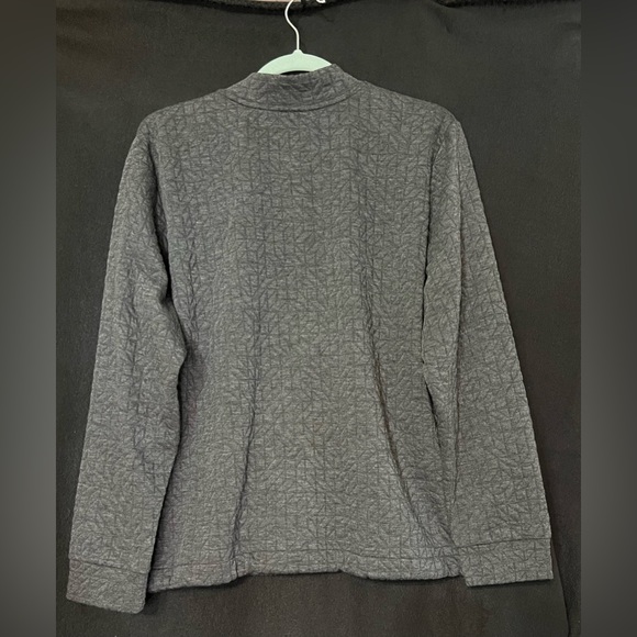 Liz Claiborne Gray Quilted Jacket (Sz XL) - Picture 4 of 15